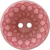 Image de Carte de 3 boutons rosace 2 trous 20mm -(...) - Rose
