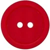 Image de Carte de 2 boutons de chemise 2 Trous en polyester 25mm -(...) - Rouge