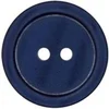 Image de Carte de 2 boutons de chemise 2 Trous en polyester 25mm -(...) - Bleu Marine