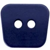 Image de Carte de 2 boutons quadrilatère 2 trous 20mm -(...) - Marine Bleu