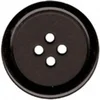 Image de Carte de 4 boutons rebord 4 trous 15mm -(...) - Noir