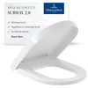 Image de Siège WC 9M68Q1 du métro 2.0 de Villeroy & Boch avec fonction de libération rapide, 9M68Q101 en occasion ou reconditionné