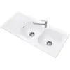 Image de Evier céramique à encastrer 2 bacs 113x51cm VILLEROY ET BOCH Nestor plus