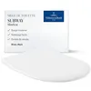Image de Villeroy & Boch Subway SlimSeat abattant WC - Couvercle toilettes White brillant Duroplast - Abattant toil. avec charnières acier inox. - Couv. waters résist. ultra-plat forme D - Pièce rech. orig. en occasion ou reconditionné