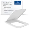 Image de Villeroy & Boch Venticello abattant WC Wrap-over SlimSeat, carré   Blanc en occasion ou reconditionné