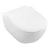 Image de Cuvette WC suspendu sans bride Villeroy & Boch Subway 2.0 avec abattant frein de chute