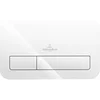 Image de Plaque de déclenchement WC VILLEROY ET BOCH ViConnect 200G en verre Glossy White