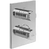 Image de Mitigeur thermostatique encastré 2 voies VILLEROY ET BOCH Universal rectangle Chrome