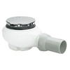 Image de Bonde de douche sortie horizontale VILLEROY & BOCH Tempoplex Plus 90mm avec cache blanc