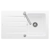 Image de Evier 1 bac 86 x 51 cm VILLEROY ET BOCH Architectura 50 Blanc vidage automatique inclus