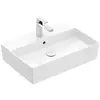 Image de Vasque à poser VILLEROY ET BOCH Memento 2.0 blanc avec trop plein 60 x 42 cm