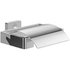 Image de Dérouleur de papier toilette avec couvercle VILLEROY ET BOCH Elements - Striking Chrome
