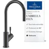 Image de Villeroy & Boch Umbrella Flex robinetterie de cuisine haute pression, robinetterie d’évier avec douchette extractible et plage de pivotement de 360°, économie d’eau, hauteur du bec 220 mm, Anthracite en occasion ou reconditionné