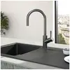 Image de Robinet douchette Villeroy & Boch UMBRELLA FLEX inox anthracite mat