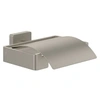 Image de Dérouleur de papier toilette avec couvercle VILLEROY ET BOCH Elements - Striking Nickel Brossé