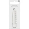 Image de Epingle à Kilt avec Perles 76 x 18mm : Elégance Traditionnelle Revisitée -(...) - Argent