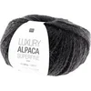 Image de Fil de laine à tricoter LUXURY ALPACA Superfine Aran -(...) - 18 Noir