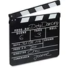 Image de Relaxdays Clap de cinéma Hollywood film clapet scène inscription déco HxlxP: 26 x 30 x 30 cm, noir en occasion ou reconditionné