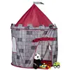 Image de Relaxdays Tente enfant intérieur Chevalier Château tente de jeu extérieur 3 ans HxlxP: 125 x 105 x 105 cm, gris en occasion ou reconditionné