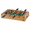 Image de Relaxdays Jeu de football de table, enfants, adultes, EN BOIS Look, durable, Babyfoot, H x L x P : 11 x 51 x 50 cm, Green-brown en occasion ou reconditionné