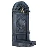 Image de Relaxdays Fontaine de jardin antique design nostalgique antiquités aluminium jardin robinet HxlxP: 83 x 39 x 33 cm, gris en occasion ou reconditionné