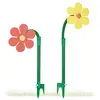 Image de Relaxdays Fleur arroseuse lot de 2 arroseur jardin tuyau arrosage 6 mètres 360°C HxlxP: 105 x 28 x 28 cm, rouge/jaune en occasion ou reconditionné
