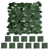 Image de Relaxdays Brise-Vue en Lot de 12, haie Artificielle, Feuilles lierres, 50 x 50 cm, pour Jardin ou Balcon, Vert foncé en occasion ou reconditionné