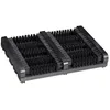 Image de Relaxdays Grille Gratte-Pieds en Bois, antidérapant, brosses en Plastique, pour intérieur et extérieur, Noir en occasion ou reconditionné