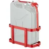 Image de Relaxdays Support pour jerrycan, bidon 10 & 20 L essence, réserve carburant, verrouillable, voiture, moto, fer, rouge en occasion ou reconditionné
