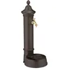 Image de Relaxdays Fontaine extérieure de Jardin, Design Antique, avec Robinet et bac, H x L x P : env. 72 x 26 x 31 cm, Marron en occasion ou reconditionné