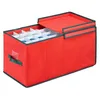 Image de Relaxdays Rangement pour Vos Boules de Noël, Jolie Boite, pour 128 Boules, H x L x P : 30 x 30 x 60 cm, Rouge et Vert en occasion ou reconditionné