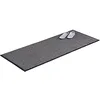 Image de Relaxdays 10021902 Paillasson gris chiné tapis d’entrée couloir intérieur extra plat mince 80 x 200 cm, noir-gris en occasion ou reconditionné