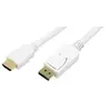 Image de LogiLink - Câble adaptateur - DisplayPort mâle pour HDMI mâle - 2 m - blanc