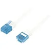 Image de LogiLink - Cordon de raccordement - RJ-45 (M) pour RJ-45 (M) - 50 cm - UTP - CAT 5e - moulé, plat - blanc