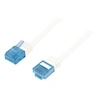 Image de LogiLink - Cordon de raccordement - RJ-45 (M) pour RJ-45 (M) - 5 m - UTP - CAT 5e - moulé, plat - blanc
