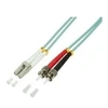 Image de LogiLink - Cordon de raccordement - ST multi-mode (M) pour LC multi-mode (M) - 1 m - fibre optique - duplex - 50 / 125 microns - OM3 - sans halogène