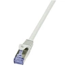 Image de LogiLink PrimeLine - Cordon de raccordement - RJ-45 (M) pour RJ-45 (M) - 2 m - SFTP, PiMF - CAT 6a - sans halogène - gris