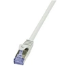 Image de LogiLink PrimeLine - Cordon de raccordement - RJ-45 (M) pour RJ-45 (M) - 7.5 m - SFTP, PiMF - CAT 6a - sans halogène, moulé, sans crochet - gris