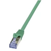 Image de LogiLink PrimeLine - Cordon de raccordement - RJ-45 (M) pour RJ-45 (M) - 1.5 m - SFTP, PiMF - CAT 6a - sans halogène - vert