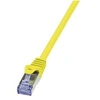 Image de LogiLink PrimeLine - Cordon de raccordement - RJ-45 (M) pour RJ-45 (M) - 1.5 m - SFTP, PiMF - CAT 6a - sans halogène - jaune
