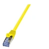Image de LogiLink PrimeLine - Cordon de raccordement - RJ-45 (M) pour RJ-45 (M) - 7.5 m - SFTP, PiMF - CAT 6a - sans halogène, moulé, sans crochet - jaune
