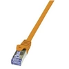 Image de LogiLink PrimeLine - Cordon de raccordement - RJ-45 (M) pour RJ-45 (M) - 2 m - SFTP, PiMF - CAT 6a - sans halogène - orange