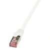 Image de LogiLink PrimeLine - Cordon de raccordement - RJ-45 (M) pour RJ-45 (M) - 1 m - SFTP, PiMF - CAT 6 - sans halogène - blanc