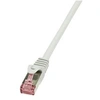 Image de LogiLink PrimeLine - Cordon de raccordement - RJ-45 (M) pour RJ-45 (M) - 50 cm - SFTP, PiMF - CAT 6 - sans halogène, moulé, sans crochet - gris