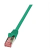 Image de LogiLink PrimeLine - Cordon de raccordement - RJ-45 (M) pour RJ-45 (M) - 50 cm - SFTP, PiMF - CAT 6 - sans halogène - vert