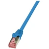 Image de LogiLink PrimeLine - Cordon de raccordement - RJ-45 (M) pour RJ-45 (M) - 5 m - SFTP, PiMF - CAT 6 - sans halogène, sans crochet - bleu