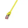 Image de LogiLink PrimeLine - Cordon de raccordement - RJ-45 (M) pour RJ-45 (M) - 1.5 m - SFTP, PiMF - CAT 6 - sans halogène - jaune