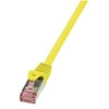 Image de LogiLink PrimeLine - Cordon de raccordement - RJ-45 (M) pour RJ-45 (M) - 3 m - SFTP, PiMF - CAT 6 - sans halogène, sans crochet - jaune
