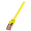 Image de PrimeLine - Cordon de raccordement - RJ-45 (M) pour RJ-45 (M) - 7.5 m - SFTP, PiMF - CAT 6 - sans halogène, moulé, sans crochet - jaune