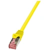 Image de LogiLink PrimeLine - Cordon de raccordement - RJ-45 (M) pour RJ-45 (M) - 10 m - SFTP, PiMF - CAT 6 - démarré, sans halogène, sans crochet - jaune